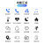 DDDG TB 5インテリージェーグ男女测定心拍数压监视ハイドレン腕时计歩数计划ジップAndroid泛用アイドリングサウンド
