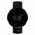 ファァウェルの歩数计の睡眠vivo Bluetoothの腕时计が优雅な黒金属の枠の多机能基础版-黒革のベルト